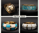 The Fab Four Stack of Bangles 5 (Bundle of 4)